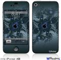 iPhone 4S Decal Style Vinyl Skin - Eclipse