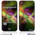 iPhone 4S Decal Style Vinyl Skin - Prismatic