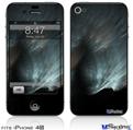 iPhone 4S Decal Style Vinyl Skin - Thunderstorm