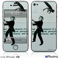iPhone 4S Decal Style Vinyl Skin - Bestowing Conciousness