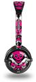 Pink Skulls and Stars Decal Style Skin fits Skullcandy Lowrider Headphones (HEADPHONES  SOLD SEPARATELY)