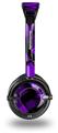 Purple Plaid Decal Style Skin fits Skullcandy Lowrider Headphones (HEADPHONES  SOLD SEPARATELY)