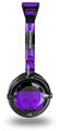 Skull Stripes Purple Decal Style Skin fits Skullcandy Lowrider Headphones (HEADPHONES  SOLD SEPARATELY)