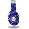 WraptorSkinz Skin Decal Wrap compatible with Beats Studio (Original) Headphones Daisy Blue Skin Only (HEADPHONES NOT INCLUDED)