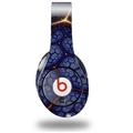 WraptorSkinz Skin Decal Wrap compatible with Beats Studio (Original) Headphones Linear Cosmos Blue Skin Only (HEADPHONES NOT INCLUDED)
