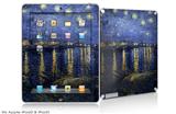 iPad Skin - Vincent Van Gogh Starry Night Over The Rhone (fits iPad2 and iPad3)