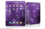 iPad Skin - Bokeh Butterflies Purple (fits iPad2 and iPad3)