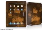 iPad Skin - Bokeh Hearts Orange (fits iPad2 and iPad3)