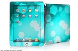 iPad Skin - Bokeh Hex Neon Teal (fits iPad2 and iPad3)