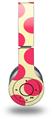 WraptorSkinz Skin Decal Wrap compatible with Beats Wireless (Original) Headphones Kearas Polka Dots Pink On Cream Skin Only (HEADPHONES NOT INCLUDED)