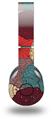 WraptorSkinz Skin Decal Wrap compatible with Beats Wireless (Original) Headphones Flowers Pattern 04 Skin Only (HEADPHONES NOT INCLUDED)