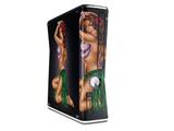 Hula Girl Pin Up Decal Style Skin for XBOX 360 Slim Vertical