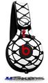 WraptorSkinz Skin Decal Wrap compatible with Beats Mixr Headphones Fishnets Skin Only (HEADPHONES NOT INCLUDED)
