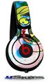 WraptorSkinz Skin Decal Wrap compatible with Beats Mixr Headphones Floral Splash Skin Only (HEADPHONES NOT INCLUDED)