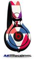 WraptorSkinz Skin Decal Wrap compatible with Beats Mixr Headphones Triangles Berries Skin Only (HEADPHONES NOT INCLUDED)