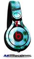 WraptorSkinz Skin Decal Wrap compatible with Beats Mixr Headphones Electro Graffiti Blue Skin Only (HEADPHONES NOT INCLUDED)