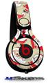 WraptorSkinz Skin Decal Wrap compatible with Beats Mixr Headphones Lots of Santas Skin Only (HEADPHONES NOT INCLUDED)