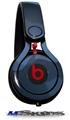WraptorSkinz Skin Decal Wrap compatible with Beats Mixr Headphones Bokeh Hearts Blue Skin Only (HEADPHONES NOT INCLUDED)