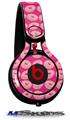 WraptorSkinz Skin Decal Wrap compatible with Beats Mixr Headphones Donuts Hot Pink Fuchsia Skin Only (HEADPHONES NOT INCLUDED)