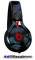 WraptorSkinz Skin Decal Wrap compatible with Beats Mixr Headphones Blue Green And Black Lips Skin Only (HEADPHONES NOT INCLUDED)