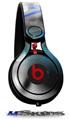 WraptorSkinz Skin Decal Wrap compatible with Beats Mixr Headphones ZaZa Blue Skin Only (HEADPHONES NOT INCLUDED)