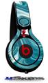 WraptorSkinz Skin Decal Wrap compatible with Beats Mixr Headphones Blue Marble Skin Only (HEADPHONES NOT INCLUDED)