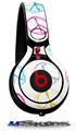 WraptorSkinz Skin Decal Wrap compatible with Beats Mixr Headphones Kearas Peace Signs Skin Only (HEADPHONES NOT INCLUDED)