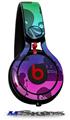 WraptorSkinz Skin Decal Wrap compatible with Beats Mixr Headphones Cute Rainbow Monsters Skin Only (HEADPHONES NOT INCLUDED)