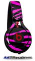 WraptorSkinz Skin Decal Wrap compatible with Beats Mixr Headphones Pink Zebra Skin Only (HEADPHONES NOT INCLUDED)