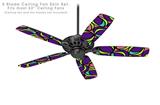 Crazy Dots 01 - Ceiling Fan Skin Kit fits most 52 inch fans (FAN and BLADES SOLD SEPARATELY)