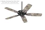 Pastel Abstract Gray and Purple - Ceiling Fan Skin Kit fits most 52 inch fans (FAN and BLADES SOLD SEPARATELY)