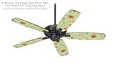Birds Butterflies and Flowers - Ceiling Fan Skin Kit fits most 52 inch fans (FAN and BLADES SOLD SEPARATELY)