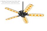 Boxed Orange - Ceiling Fan Skin Kit fits most 52 inch fans (FAN and BLADES SOLD SEPARATELY)