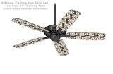 Locknodes 02 Peach - Ceiling Fan Skin Kit fits most 52 inch fans (FAN and BLADES SOLD SEPARATELY)