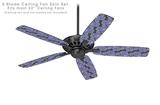 Locknodes 02 Royal Blue - Ceiling Fan Skin Kit fits most 52 inch fans (FAN and BLADES SOLD SEPARATELY)