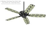 Locknodes 02 Sage Green - Ceiling Fan Skin Kit fits most 52 inch fans (FAN and BLADES SOLD SEPARATELY)