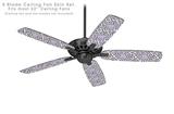 Locknodes 03 Lavender - Ceiling Fan Skin Kit fits most 52 inch fans (FAN and BLADES SOLD SEPARATELY)