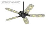 Locknodes 03 Yellow Sunshine - Ceiling Fan Skin Kit fits most 52 inch fans (FAN and BLADES SOLD SEPARATELY)