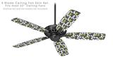 Locknodes 04 Sage Green - Ceiling Fan Skin Kit fits most 52 inch fans (FAN and BLADES SOLD SEPARATELY)