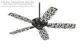 Locknodes 04 Yellow Sunshine - Ceiling Fan Skin Kit fits most 52 inch fans (FAN and BLADES SOLD SEPARATELY)
