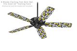 Locknodes 04 Yellow - Ceiling Fan Skin Kit fits most 52 inch fans (FAN and BLADES SOLD SEPARATELY)