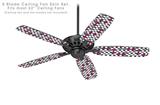 Locknodes 05 Hot Pink (Fuchsia) - Ceiling Fan Skin Kit fits most 52 inch fans (FAN and BLADES SOLD SEPARATELY)