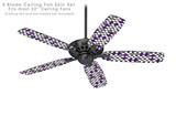 Locknodes 05 Purple - Ceiling Fan Skin Kit fits most 52 inch fans (FAN and BLADES SOLD SEPARATELY)