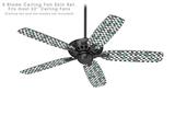 Locknodes 05 Seafoam Green - Ceiling Fan Skin Kit fits most 52 inch fans (FAN and BLADES SOLD SEPARATELY)