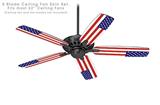 USA American Flag 01 - Ceiling Fan Skin Kit fits most 52 inch fans (FAN and BLADES SOLD SEPARATELY)