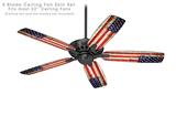 Painted Faded and Cracked USA American Flag - Ceiling Fan Skin Kit fits most 52 inch fans (FAN and BLADES SOLD SEPARATELY)