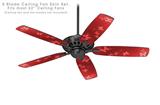 Bokeh Butterflies Red - Ceiling Fan Skin Kit fits most 52 inch fans (FAN and BLADES SOLD SEPARATELY)