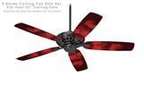 Bokeh Hearts Red - Ceiling Fan Skin Kit fits most 52 inch fans (FAN and BLADES SOLD SEPARATELY)