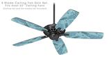 Sea Blue - Ceiling Fan Skin Kit fits most 52 inch fans (FAN and BLADES SOLD SEPARATELY)