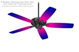 Smooth Fades Hot Pink to Blue - Ceiling Fan Skin Kit fits most 52 inch fans (FAN and BLADES SOLD SEPARATELY)